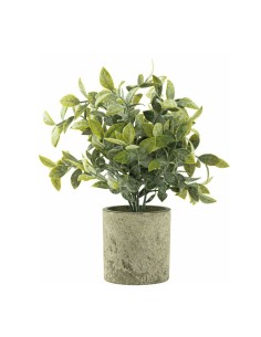 Planta en macetero para decorar con plantas y árboles artificiales en escaparates 2