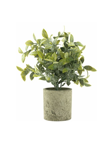 Planta en macetero para decorar con plantas y árboles artificiales en escaparates