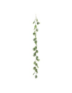 Guirnalda de hojas de palma para decorar con plantas artificiales en escaparates 2