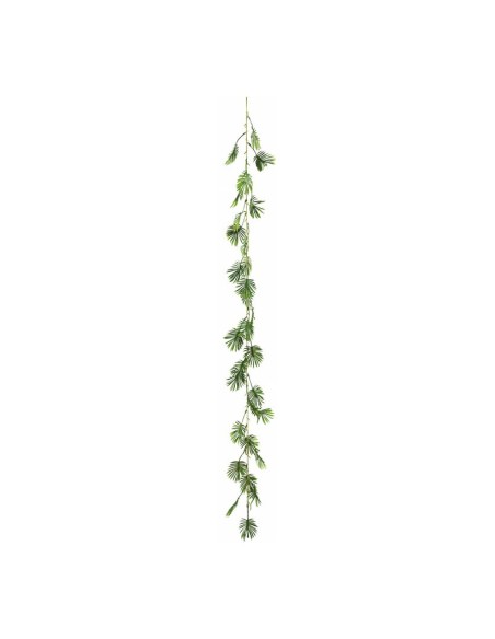 Guirnalda de hojas de palma para decorar con plantas artificiales en escaparates