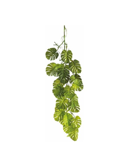 Planta monstera colgante para decorar con plantas y árboles artificiales en escaparates