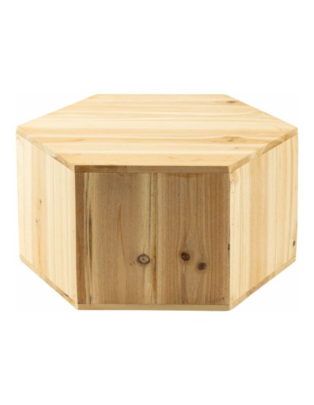 Expositor hexagonal para el interior o escaparates de espacios de tiendas o comercios