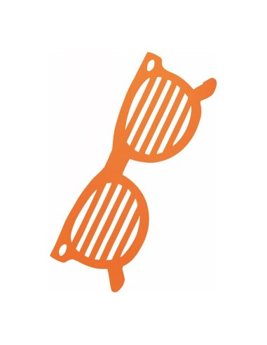 Gafas de sol ralladas para escaparates en verano de tiendas o comercios