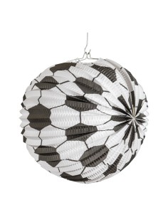 Farolillo pelota de fútbol para decoración futbolística y deportes en escaparates 2