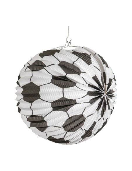 Farolillo pelota de fútbol para decoración futbolística y deportes en escaparates