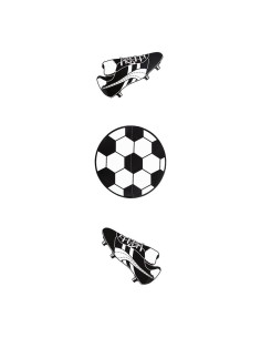 Guirnalda fútbol 3 piezas para decoración futbolística y deportes en escaparates 2