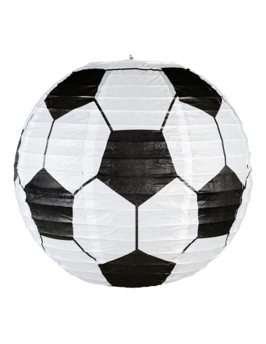 Farolillo pelota de fútbol para decoración futbolística y deportes en escaparates