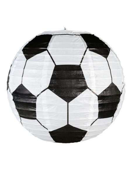Farolillo pelota de fútbol para decoración futbolística y deportes en escaparates