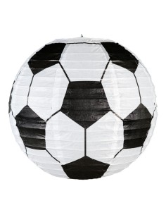 Farolillo pelota de fútbol para decoración futbolística y deportes en escaparates 2