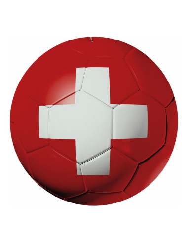 Pelota de fútbol Suiza para decoración futbolística y deportes en escaparates