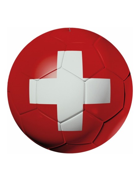 Pelota de fútbol Suiza para decoración futbolística y deportes en escaparates