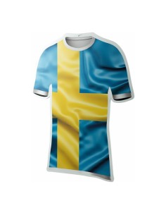 Camiseta de fútbol de Suecia para decoración futbolística y deportes en escaparates 2