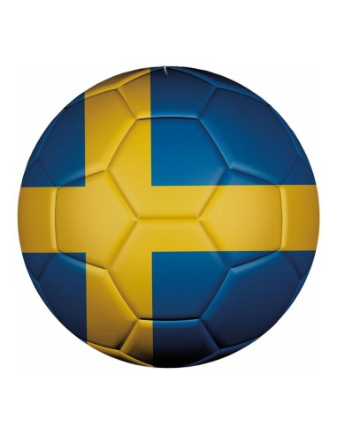 Pelota de fútbol de Suecia para decoración futbolística y deportes en escaparates