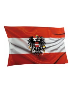 Bandera Aústria para decoración futbolística y deportes en escaparates 2