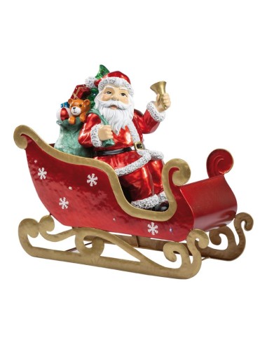 Trineo Papá Noel para la decoración navideña de centros comerciales calles tiendas