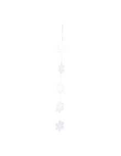Guirnalda copos de nieve para la decoración de centros comerciales calles y tiendas 2