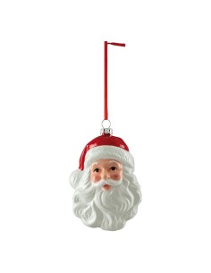 Adorno cabeza papá Noel para la decoración navideña de centros comerciales calles tiendas 2