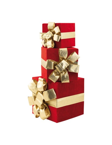 Cajas de regalo (3 tamaños) para la decoración de árboles de navidad