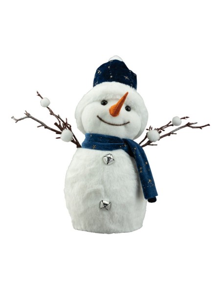 Muñeco de nieve para decoración de escaparates en invierno