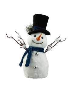 Muñeco de nieve para decoración de escaparates en invierno 2