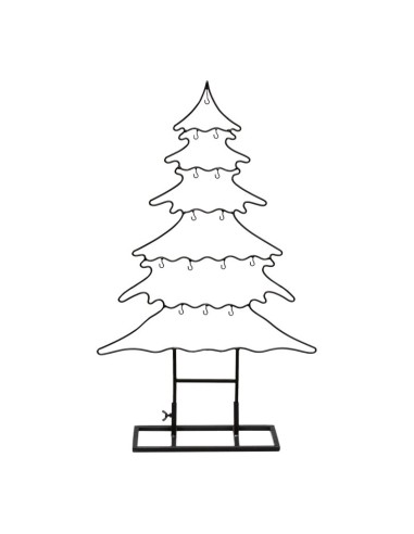 Abeto para la decoración de navidad con bolas y accesorios