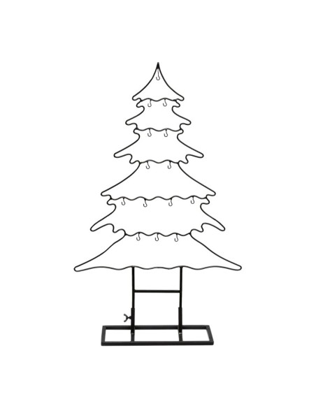 Abeto para la decoración de navidad con bolas y accesorios