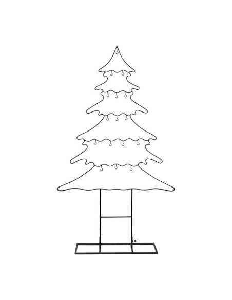 Abeto para la decoración de navidad con bolas y accesorios