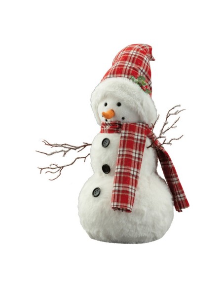 Muñeco de nieve para decoración de escaparates en invierno