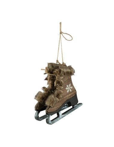 Par de patines Para escaparates de invierno en tiendas y centros comerciales