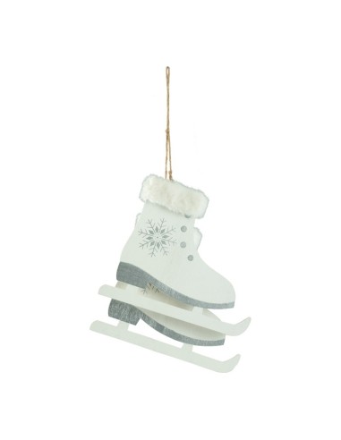 Par de patines Para escaparates de invierno en tiendas y centros comerciales