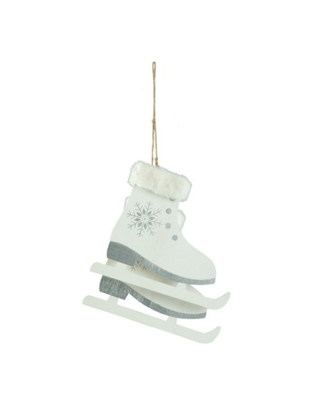Par de patines Para escaparates de invierno en tiendas y centros comerciales