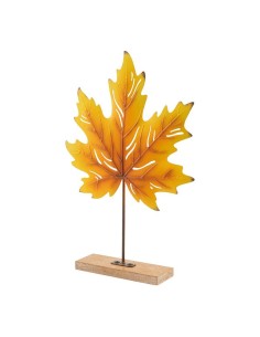 Hoja de arce con base para escaparates de otoño en tiendas y centros comerciales 2