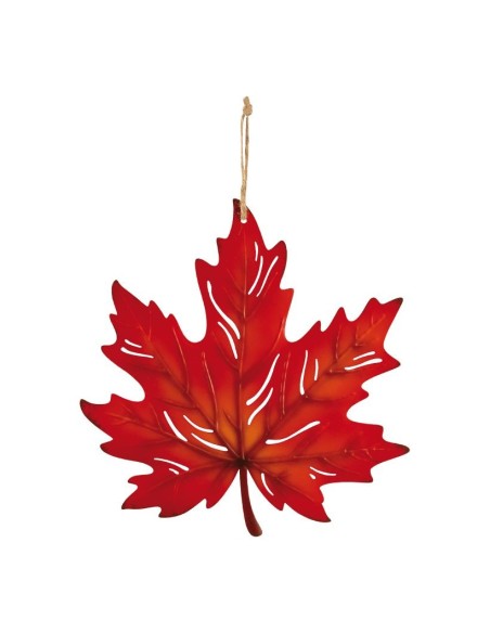 Hoja de arce para escaparates de otoño en tiendas y centros comerciales