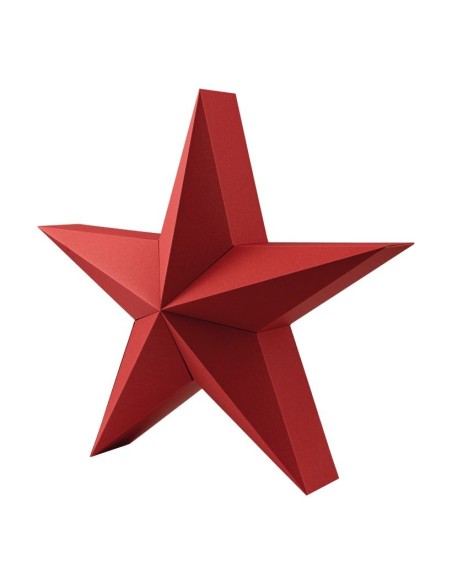 Estrella 3D para la decoración de centros comerciales calles y tiendas