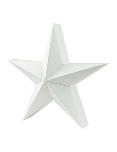 Estrella 3D para la decoración de centros comerciales calles y tiendas