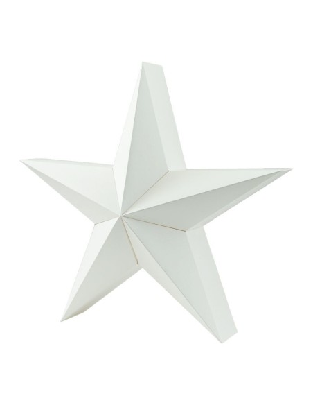 Estrella 3D para la decoración de centros comerciales calles y tiendas