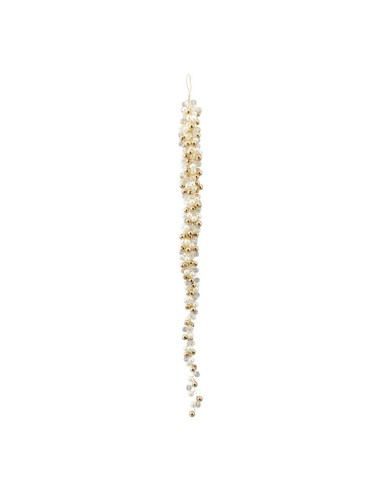 Carambano de perlas para escaparates y ambiente invernal