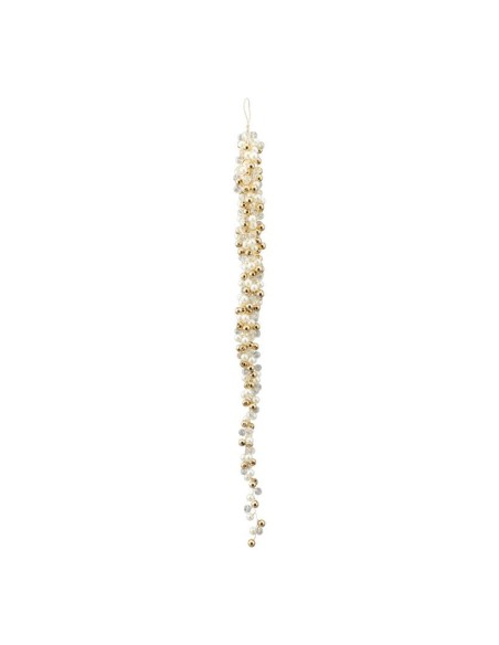 Carambano de perlas para escaparates y ambiente invernal