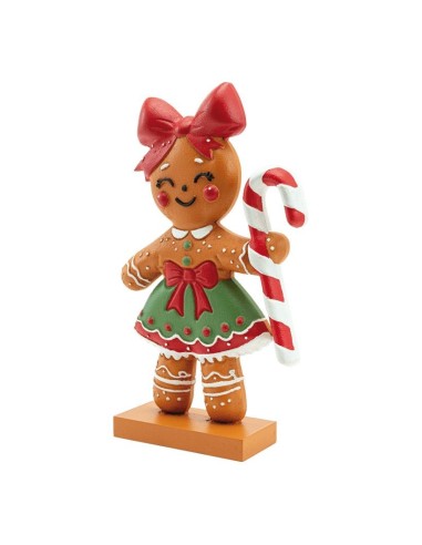 Pan de jengibre »niña« para la decoración navideña de centros comerciales calles tiendas