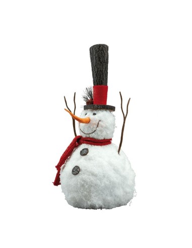 Muñeco de nieve para decoración de escaparates en invierno