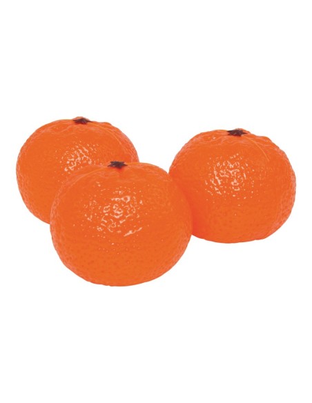 Imitación de mandarinas para fruterías y la decoración de escaparates de tiendas o comercios