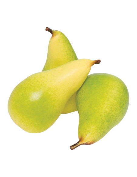 Imitación de peras para fruterías y la decoración de escaparates de tiendas o comercios