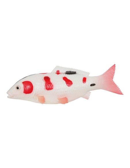 Imitación de carpa koi para pescaderías y la decoración de escaparates de tiendas o comercios