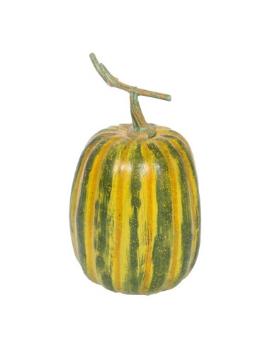 Calabaza cilíndrica para la decoración otoñal de escaparates y espacios