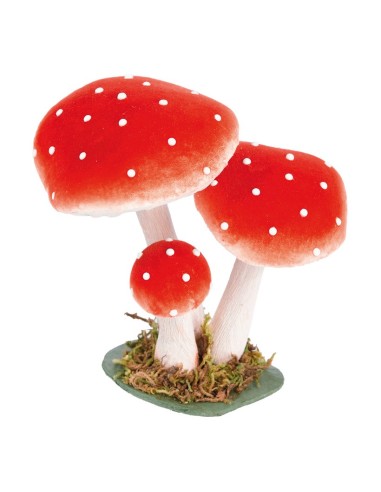 Setas decorativas para escaparates de otoño en tiendas y centros comerciales