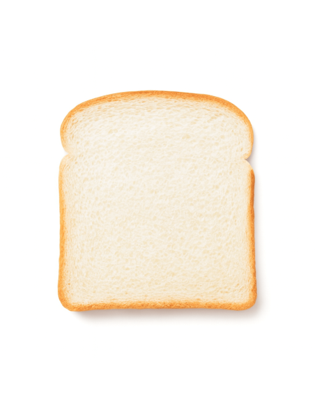 Imitación de rebanada de pan de molde para panaderías pastelerías y escaparates de tiendas