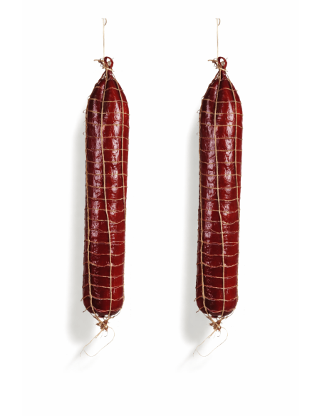 Imitación de salami para charcuterías y la decoración de escaparates de tiendas