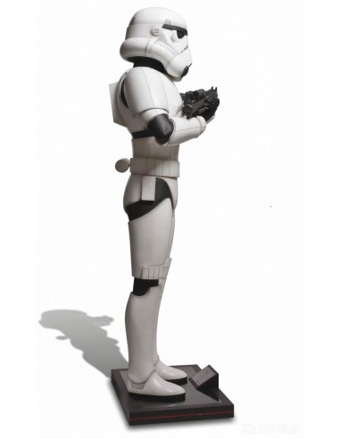 Figura Stormtrooper de Star Wars Rebels de 180 cm con bláster y base expositora