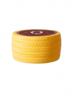 Imitación queso manchego oreado Ø19x10cm, ficticio de queso manchego, réplica de queso manchego, queso de plástico 2