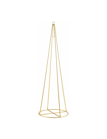 Árbol Navidad metal para la decoración de navidad con bolas y accesorios